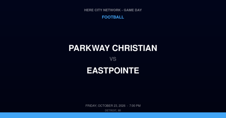 Parkway Christian 57, Eastpointe 54