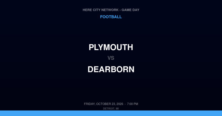 Plymouth 21, Dearborn 55