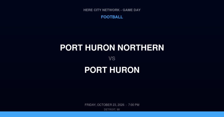 Port Huron Northern 10, Port Huron 13