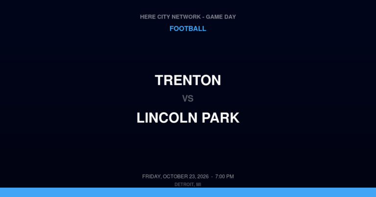 Trenton 36, Lincoln Park 14
