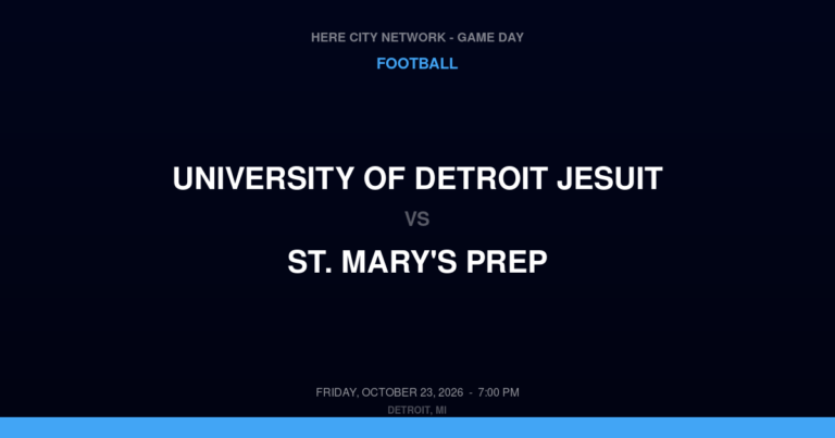 University of Detroit Jesuit 7, St. Mary's Prep 56