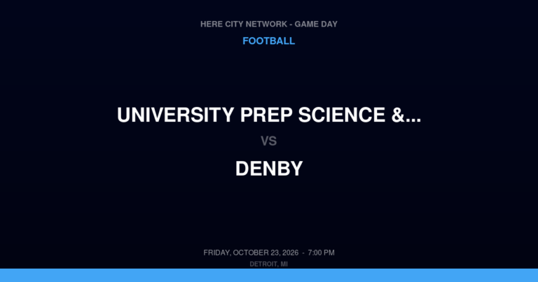 University Prep Science & Math 51, Denby 62